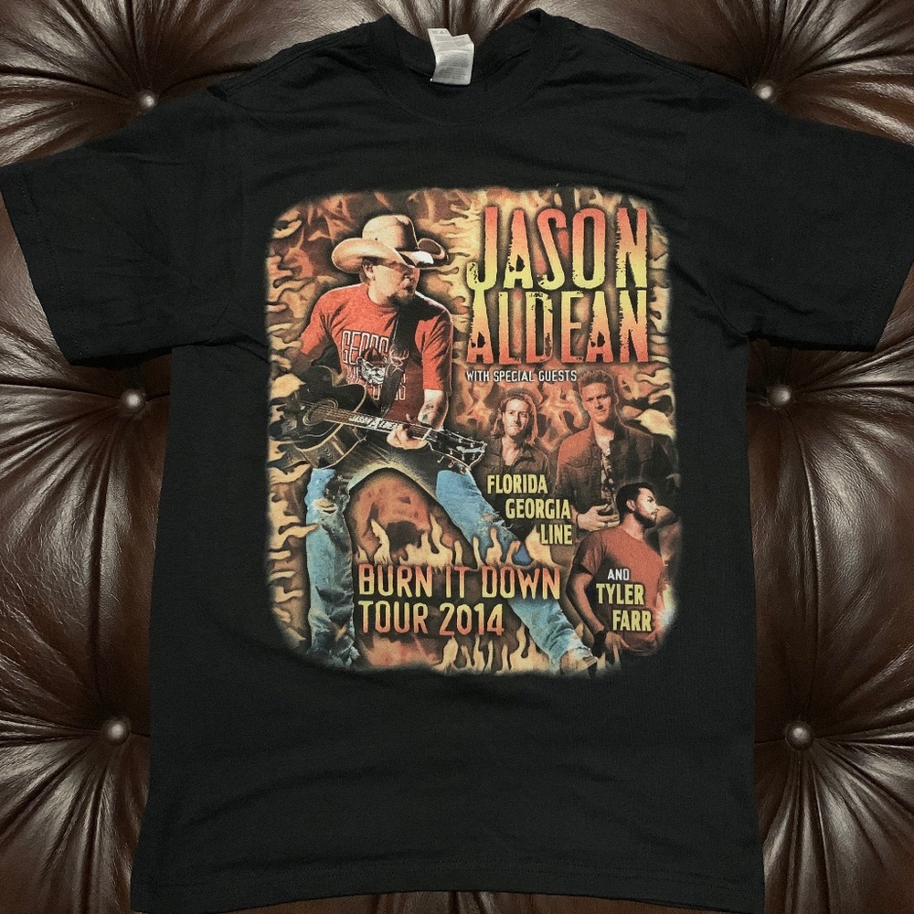 2014 Jason Aldean [FGL/TylerFarr] Tour Shirt (S)